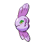 Shiny Alomomola as it appears in Scarlet & Violet