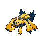 Shiny Galvantula as it appears in Sword & Shield