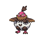 Shiny Vullaby as it appears in Scarlet & Violet