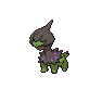 Shiny Deino as it appears in Scarlet & Violet