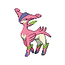 Shiny Virizion as it appears in Scarlet & Violet