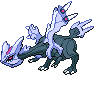 Shiny Kyurem as it appears in Scarlet & Violet