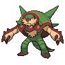 Shiny Chesnaught as it appears in Scarlet & Violet