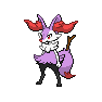 Shiny Braixen as it appears in Scarlet & Violet