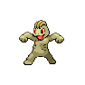 Shiny Machop as it appears in Sword & Shield