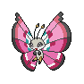 Shiny Vivillon as it appears in Scarlet & Violet