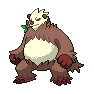 Shiny Pangoro as it appears in Sword & Shield