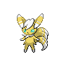 Shiny Meowstic as it appears in Scarlet & Violet