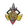 Shiny Aegislash as it appears in Sword & Shield