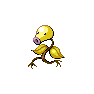Shiny Bellsprout as it appears in Brilliant Diamond & Shining Pearl