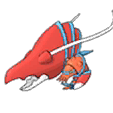 Shiny Clawitzer as it appears in Sword & Shield