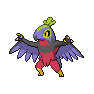 Shiny Hawlucha as it appears in Scarlet & Violet