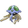 Shiny Tentacruel as it appears in Brilliant Diamond & Shining Pearl