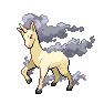 Shiny Rapidash as it appears in Brilliant Diamond & Shining Pearl