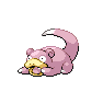 Shiny Slowpoke as it appears in Scarlet & Violet