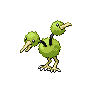 Shiny Doduo as it appears in Scarlet & Violet