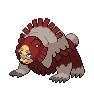 Shiny Ursaluna as it appears in Scarlet & Violet