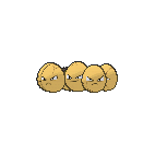 Shiny Exeggcute as it appears in Omega Ruby & Alpha Sapphire