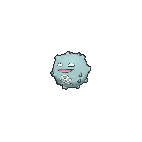 Shiny Koffing as it appears in X & Y