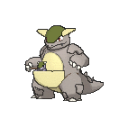 Shiny Kangaskhan as it appears in X & Y