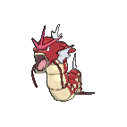 Shiny Gyarados as it appears in Omega Ruby & Alpha Sapphire