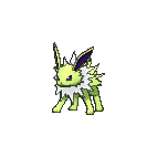 Shiny Jolteon as it appears in Omega Ruby & Alpha Sapphire