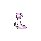 Shiny Dratini as it appears in Omega Ruby & Alpha Sapphire