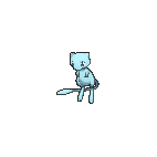 Shiny Mew as it appears in Omega Ruby & Alpha Sapphire
