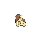 Shiny Cyndaquil as it appears in Omega Ruby & Alpha Sapphire