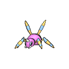Shiny Ariados as it appears in Omega Ruby & Alpha Sapphire