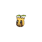 Shiny Sunkern as it appears in Omega Ruby & Alpha Sapphire