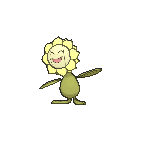 Shiny Sunflora as it appears in X & Y