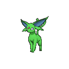 Shiny Espeon as it appears in X & Y