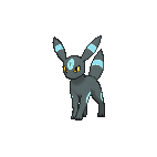 Shiny Umbreon as it appears in X & Y