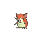 Shiny Raticate as it appears in X & Y