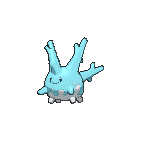 Shiny Corsola as it appears in X & Y