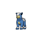 Shiny Houndour as it appears in X & Y