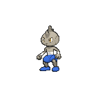 Shiny Tyrogue as it appears in Omega Ruby & Alpha Sapphire