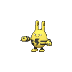 Shiny Elekid as it appears in X & Y