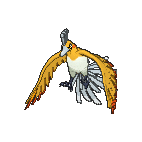 Shiny Ho-Oh as it appears in Omega Ruby & Alpha Sapphire