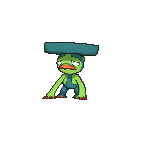 Shiny Lombre as it appears in Omega Ruby & Alpha Sapphire