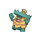 Shiny Ludicolo as it appears in Omega Ruby & Alpha Sapphire