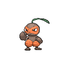 Shiny Nuzleaf as it appears in X & Y