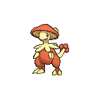 Shiny Breloom as it appears in Omega Ruby & Alpha Sapphire