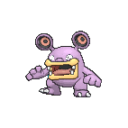 Shiny Loudred as it appears in X & Y