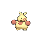 Shiny Makuhita as it appears in Omega Ruby & Alpha Sapphire