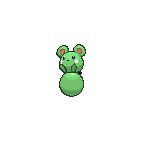 Shiny Azurill as it appears in Omega Ruby & Alpha Sapphire
