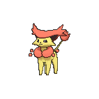 Shiny Delcatty as it appears in Omega Ruby & Alpha Sapphire