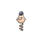 Shiny Spoink as it appears in X & Y