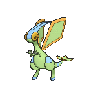 Shiny Flygon as it appears in Omega Ruby & Alpha Sapphire